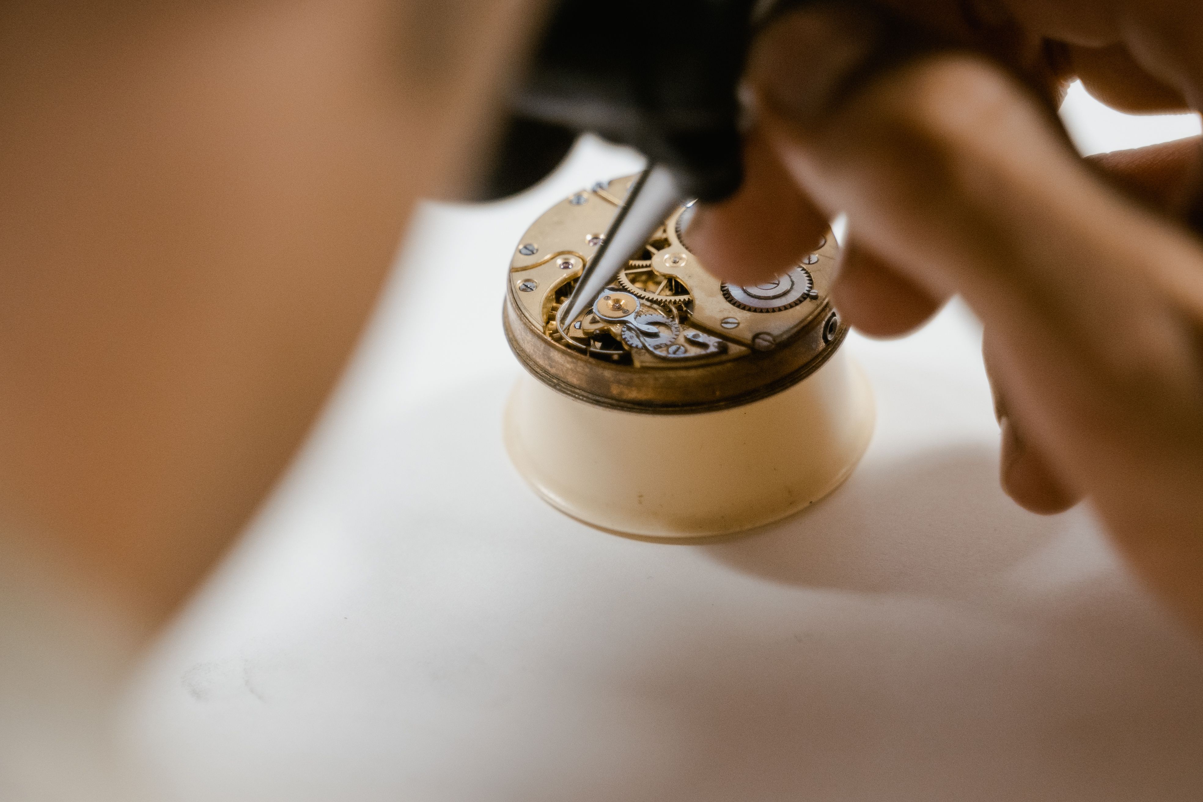 Watch repair workshop